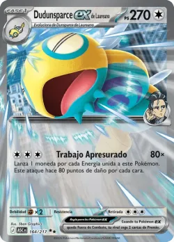 Larry's Dudunsparce ex #164/217 · Pokémon