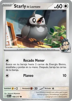 Larry's Starly #168/217 · Pokémon