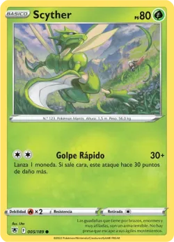 Scyther #005/189 · Pokémon