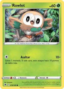 Rowlet #019/189 · Pokémon
