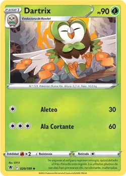 Dartrix #020/189 · Pokémon