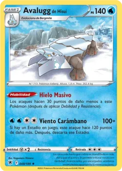 Hisuian Avalugg #048/189 · Pokémon