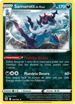 Hisuian Samurott #100/189 · Pokémon
