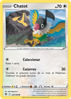 Chatot #129/189 · Pokémon