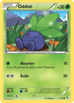 Oddish #1/149 · Pokémon