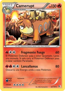 Camerupt #22/149 · Pokémon