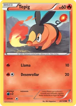 Tepig #24/149 · Pokémon