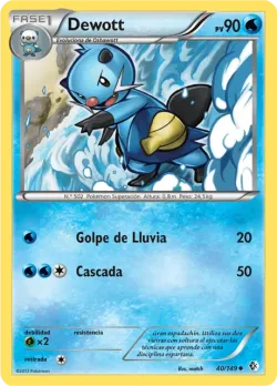 Dewott #40/149 · Pokémon