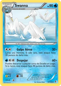 Swanna #43/149 · Pokémon