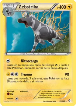 Zebstrika #57/149 · Pokémon