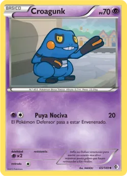 Croagunk #65/149 · Pokémon