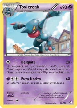Toxicroak #66/149 · Pokémon