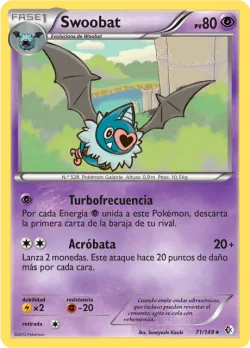 Swoobat #71/149 · Pokémon