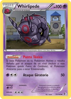 Whirlipede #73/149 · Pokémon