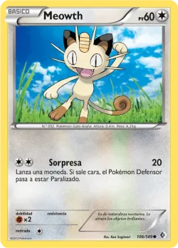 Meowth 「BCR 106」「ES」