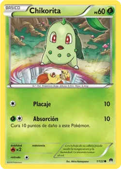 Chikorita #1/122 · Pokémon
