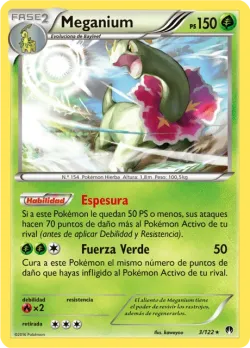Meganium #3/122 · Pokémon