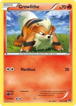 Growlithe #10/122 · Pokémon