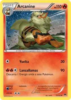 Arcanine #11/122 · Pokémon