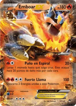 Emboar-EX #14/122 · Pokémon
