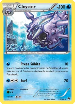 Cloyster #24/122 · Pokémon