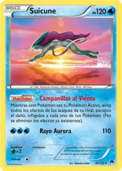 Suicune #30/122 · Pokémon