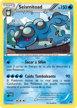 Seismitoad #35/122 · Pokémon