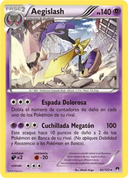 Aegislash #62/122 · Pokémon