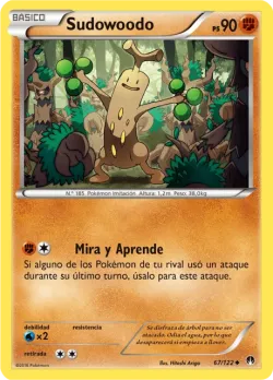 Sudowoodo #67/122 · Pokémon