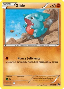 Gible #68/122 · Pokémon