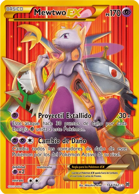 Mewtwo-EX 「BKT 164」「ES」