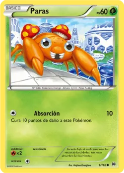 Paras #1/162 · Pokémon
