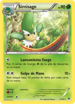 Simisage #6/162 · Pokémon