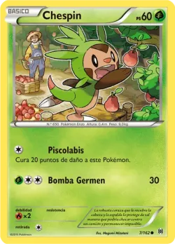 Chespin #7/162 · Pokémon