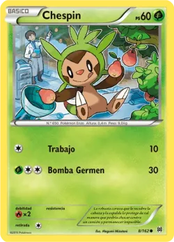 Chespin #8/162 · Pokémon