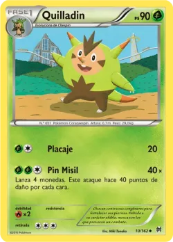 Quilladin #10/162 · Pokémon