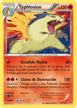 Typhlosion #20/162 · Pokémon