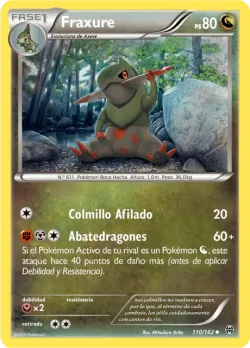 Fraxure #110/162 · Pokémon