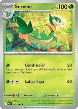 Servine #002/086 · Pokémon