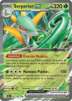 Serperior ex #003/086 · Pokémon