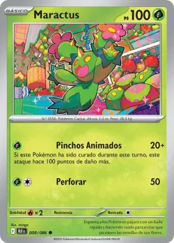 Maractus #008/086 · Pokémon