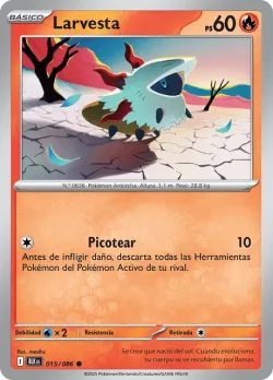 Larvesta #015/086 · Pokémon