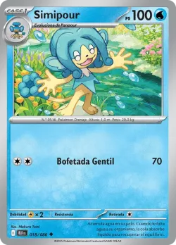 Simipour #018/086 · Pokémon