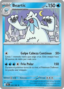 Beartic #026/086 · Pokémon