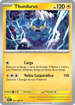 Thundurus #033/086 · Pokémon