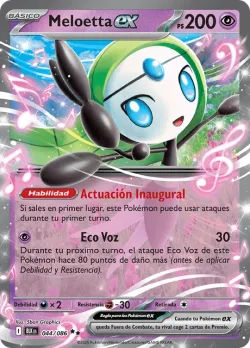 Meloetta ex #044/086 · Pokémon