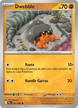 Dwebble #051/086 · Pokémon
