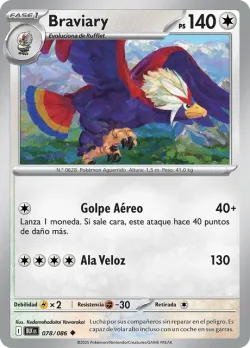 Braviary #078/086 · Pokémon