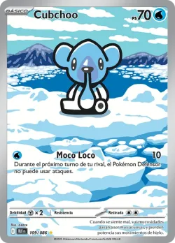 Cubchoo #109/086 · Pokémon