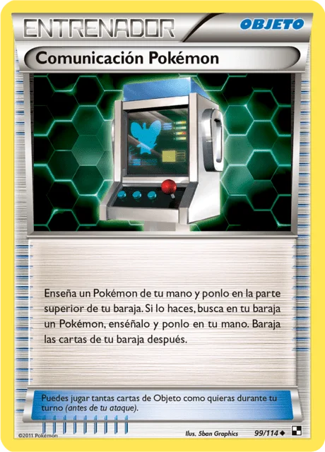 Pokémon Communication 「BLW 099」「ES」